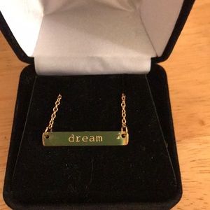 Jook and Nona gold tone Dream necklace, 18kgp